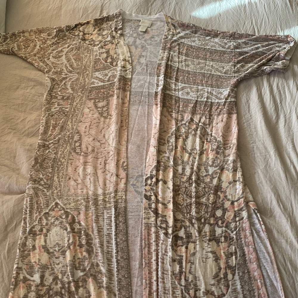 Chicos knit duster